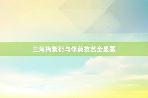 三角梅繁衍与修剪技艺全显露