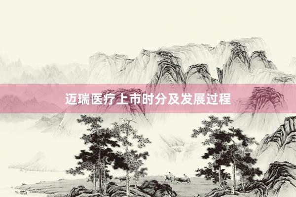 迈瑞医疗上市时分及发展过程
